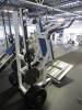 Weight Machine w/ free weights, Standup Power Sqat Elie Sports#33 w/ (6) 45lb YRC, (2) 25lb Iron Weider & (2) 5lb YRC - 4