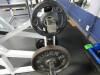 Weight Machine w/ free weights, Standup Power Sqat Elie Sports#33 w/ (6) 45lb YRC, (2) 25lb Iron Weider & (2) 5lb YRC - 10