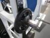 Weight Machine w/ free weights, Standup Power Sqat Elie Sports#33 w/ (6) 45lb YRC, (2) 25lb Iron Weider & (2) 5lb YRC - 12