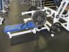 Atlantis Weight Machine w/free weights w/ Flat Bench Press Ser#19695 with (4) 45lb Iron Weights Olympia & Standard - 3