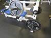 Atlantis Weight Machine w/free weights w/ Flat Bench Press Ser#19695 with (4) 45lb Iron Weights Olympia & Standard - 6