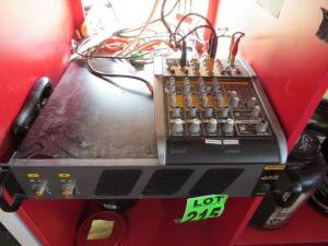 Tapco Juice J800 Power Amplifier & Tapco Blend 6 Mixer