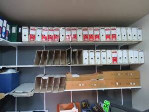 Shelving excluding contents (7 Shelves)